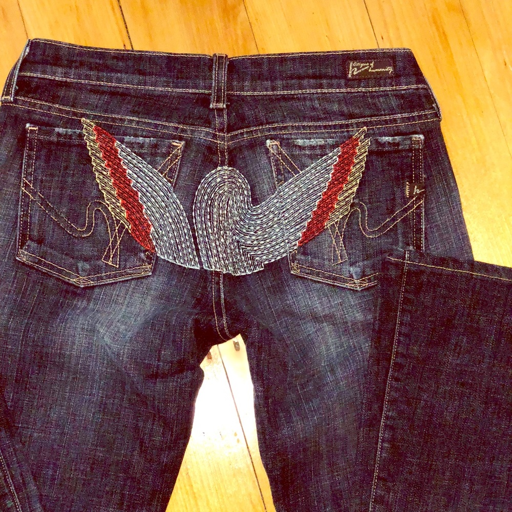 Patterned Citizens jeans. In great shape!